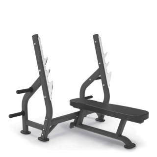 Flat Bench Impulse IT7014 Μαύρο