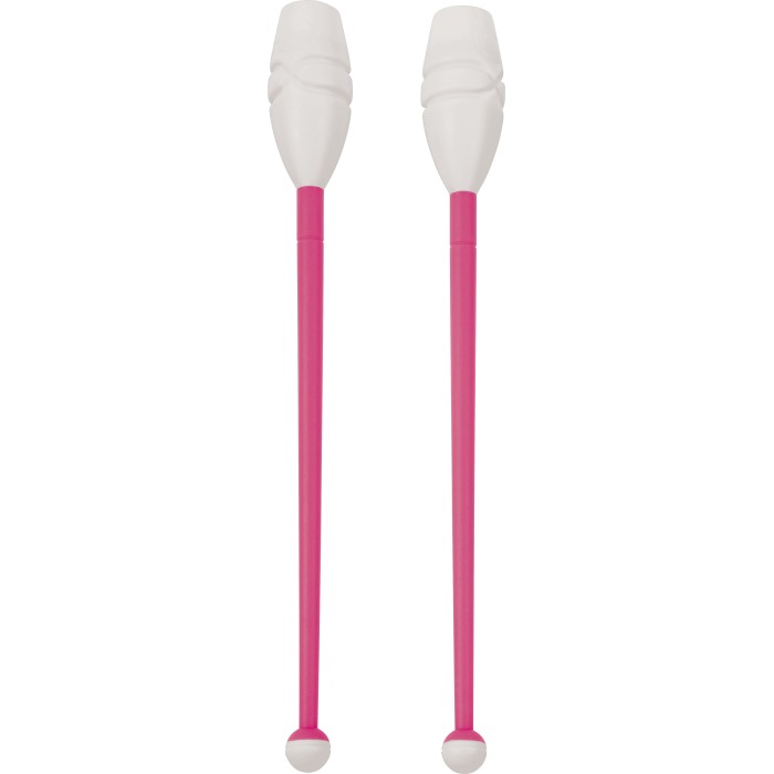 Κορίνες Ρυθμικής Γυμναστικής 41cm Μαλακές, Φούξια/Λευκό