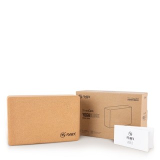 Τούβλο Yoga Dhara Cork Block 7,6x15x23 cm από Φελλό