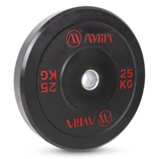 Δίσκος AMILA Black R Bumper Slim 50mm 25Kg