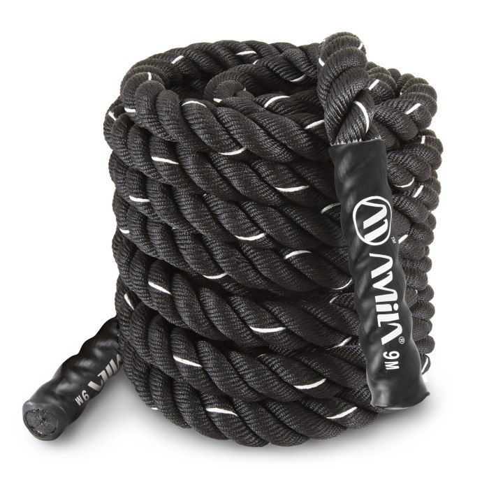 Σχοινί Προπόνησης Crossfit AMILA Battle Rope NS 9m