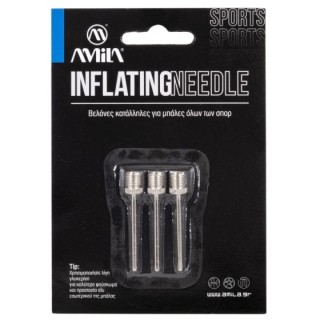 Σετ 3 Βελόνες Τρόμπας Μπαλών (φαρδύ σπείρωμα)