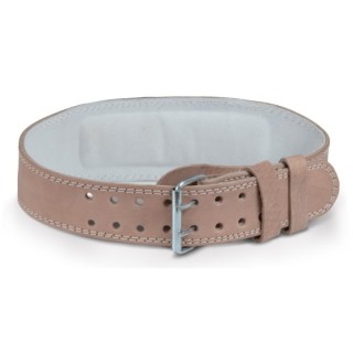 Ζώνη Άρσης Βαρών AMILA Δερμάτινη Μπεζ A Quality L