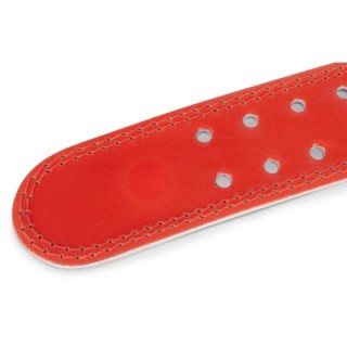 Ζώνη Άρσης Βαρών AMILA Δερμάτινη Κόκκινη Γ΄ Quality S