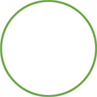 Χούλα-Χουπ 76cm - Φ18mm - 185gr, Πράσινο