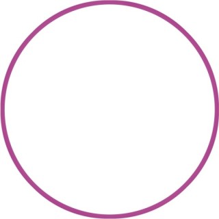 Χούλα Χουπ HQ 80cm - Φ19mm - 330gr, Φούξια