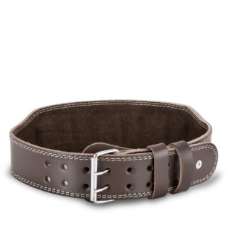 Ζώνη Άρσης Βαρών AMILA Δερμάτινη Καφέ A Quality L