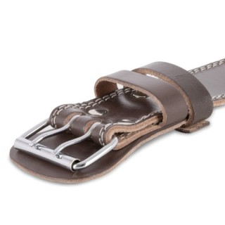 Ζώνη Άρσης Βαρών AMILA Δερμάτινη Καφέ A Quality L