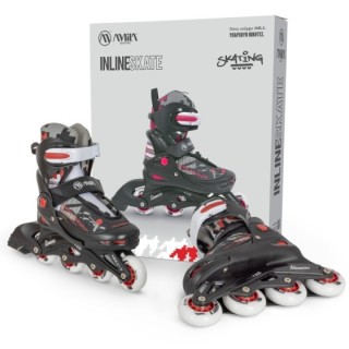 Πατίνια Inline 34-37 - Μαύρο