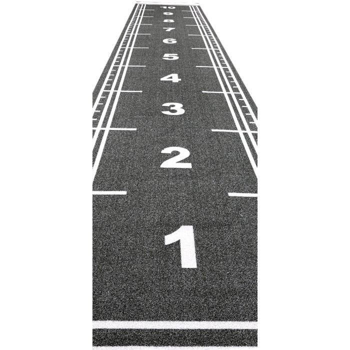 Χλοοτάπητας Sprint Track με Αρίθμηση Μήκους 10m Μαύρο