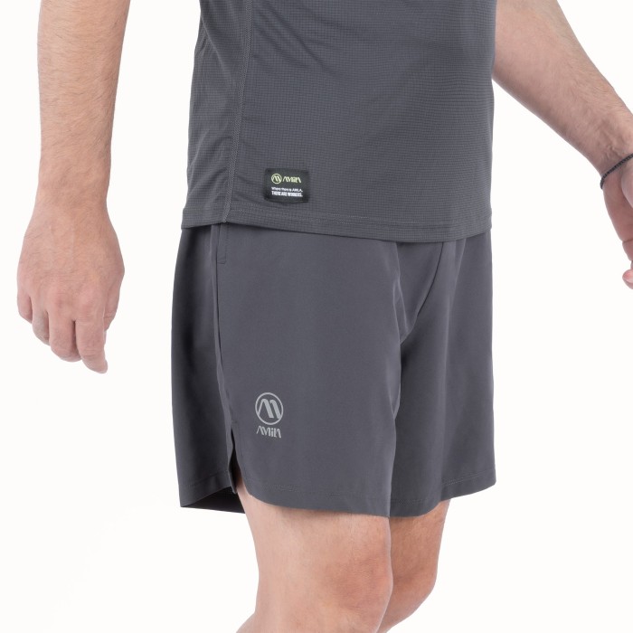 Ανδρικό Αθλητικό Σορτς Vision Run S – Graphite