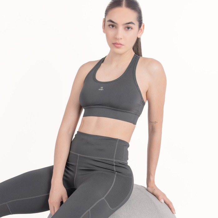 Γυναικείο Αθλητικό Μπoυστάκι Vision Pulse S – Graphite