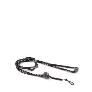 Κορδόνι Ασφαλείας Σφυρίχτρας Whistle Lanyard - Μαύρο