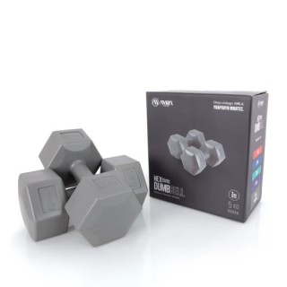 Αλτήρας Εξάγωνος Plastic Series 5,00Kg (Ζευγάρι)