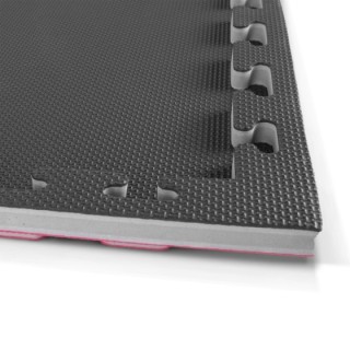 Δάπεδο Προστασίας EVA Tatami 100x100cm 2cm Κόκκινο-Γκρι-Μαύρο