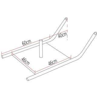 Έλκηθρο έλξης με ζώνη (πτυσσόμενο)
