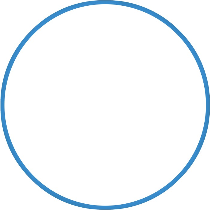 Χούλα-Χουπ 60cm - Φ18mm - 155gr, Μπλε