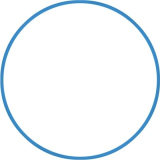 Χούλα-Χουπ 60cm - Φ18mm - 155gr, Μπλε