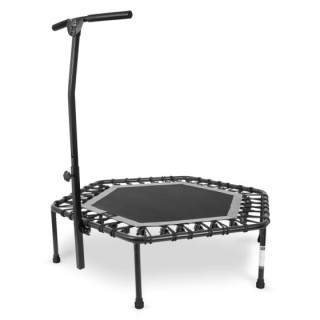 Εξάγωνο Τραμπολίνο με Λαβή Στήριξης Tuck Γκρι