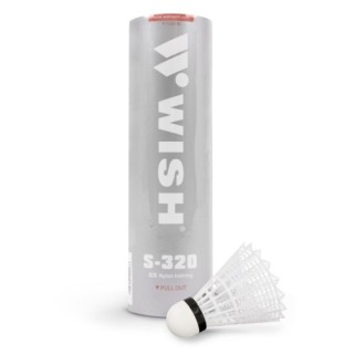 Μπαλάκια Badminton Nylon Shuttlecock S-320 6 τμχ.