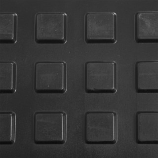 Λαστιχένιο Πάτωμα Original Πλακάκι 100x100cm 15mm Μαύρο