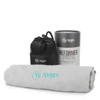 Πετσέτα Αντιολισθητική Pilates Trinity - Pearl Grey