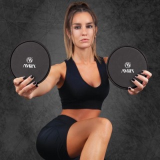 Δίσκοι Ολίσθησης Amila Gliding Pads Μαύρα