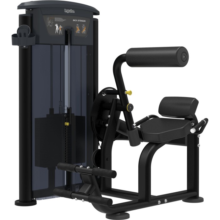 Back Extension Impulse IT9532 Μαύρο