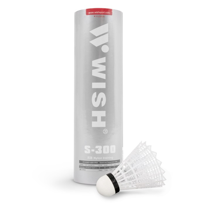 Μπαλάκια Badminton Nylon Shuttlecock S-300 6 τμχ.