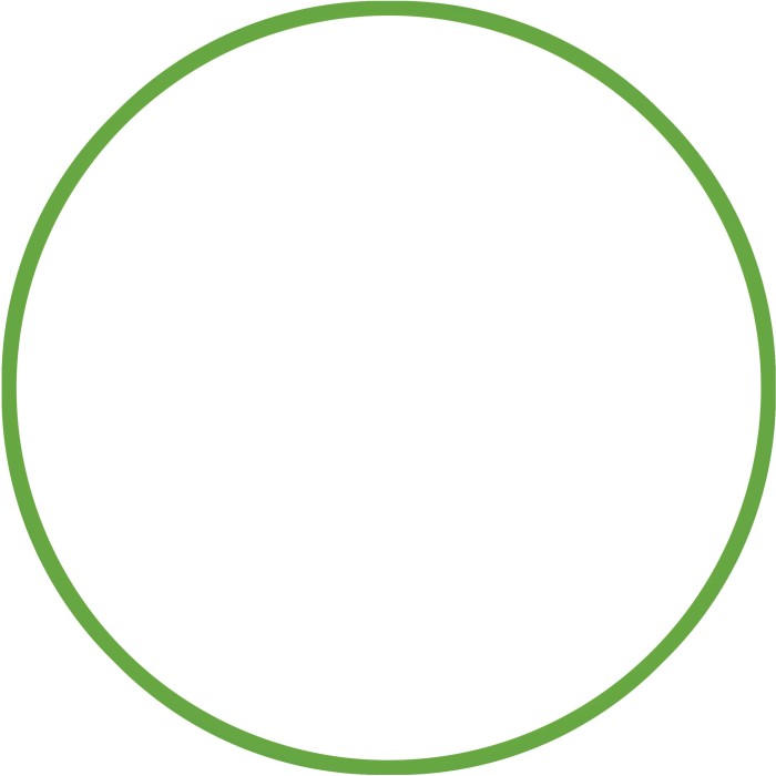 Χούλα-Χουπ HQ 70cm - Φ19mm - 280gr, Πράσινο