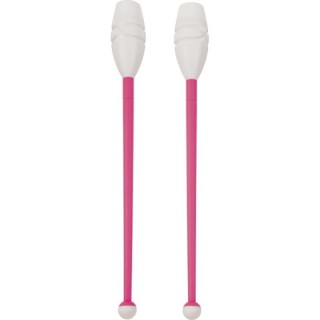 Κορίνες Ρυθμικής Γυμναστικής 41cm Μαλακές, Φούξια/Λευκό