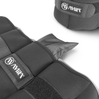 Βάρη Άκρων Wrist Ankle Weights Neoprene 2x5,0 kg - Μαύρο