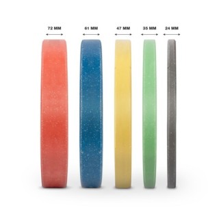 Δίσκος Color Bumper Plate Slim 50 mm 5 kg – Γκρι