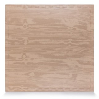 Δάπεδο Προστασίας Puzzle EVA 100x100x2,5 cm – Ξύλο / Μαύρο