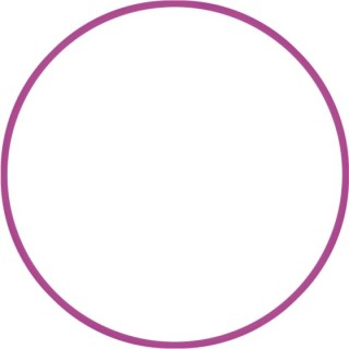 Χούλα-Χουπ 60cm - Φ18mm - 120gr, Φούξια