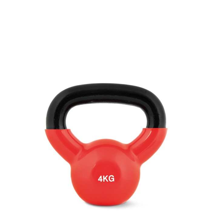 Kettlebell Vinyl Cover 4 kg - Κόκκινο