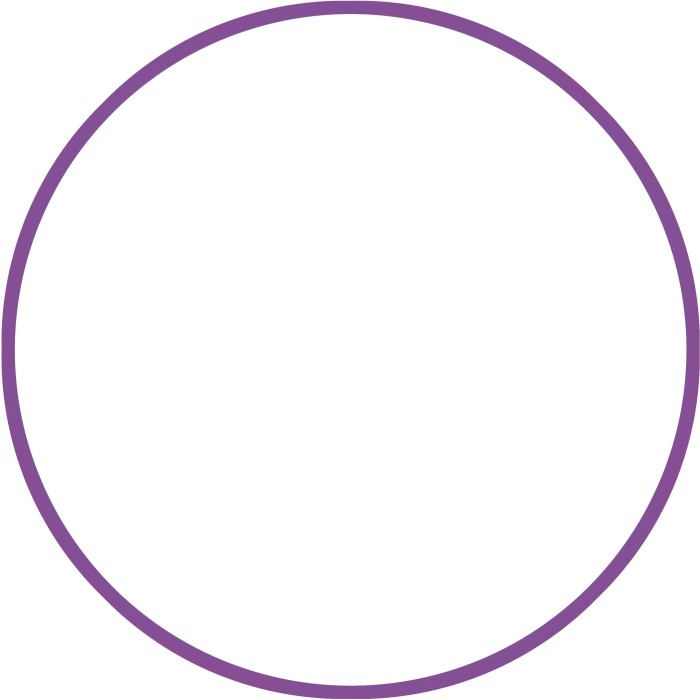 Χούλα-Χουπ HQ 70cm - Φ19mm - 280gr, Μωβ