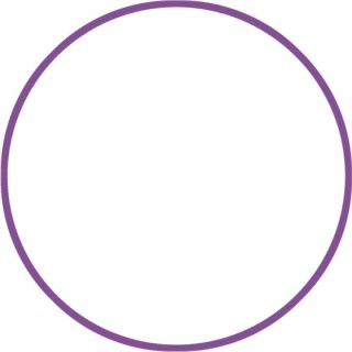 Χούλα-Χουπ HQ 70cm - Φ19mm - 280gr, Μωβ