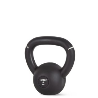 Kettlebell Original Rubber 6 kg - Μαύρο / Λευκό