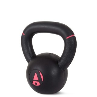 Kettlebell Original Rubber 8 kg - Μαύρο / Ροζ