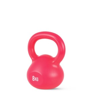 Kettlebell Plastic 8 kg - Ροζ