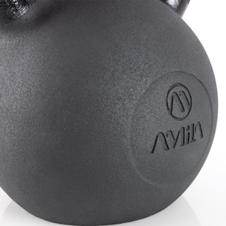 Kettlebell Cast Iron 24 kg - Μαύρο / Μαύρο