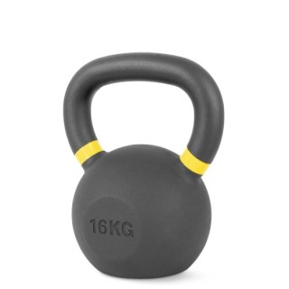 Kettlebell Cast Iron 16 kg - Μαύρο / Κίτρινο