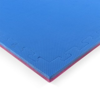 Δάπεδο Προστασίας EVA Πλέξη 100x100cm 2cm Κόκκινο-Μπλε