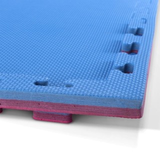 Δάπεδο Προστασίας EVA Πλέξη 100x100cm 2cm Κόκκινο-Μπλε