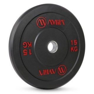 Δίσκος AMILA Black R Bumper Slim 50mm 15Kg