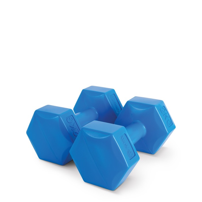 Αλτήρας Εξάγωνος Plastic Series 2,00Kg (Ζευγάρι)