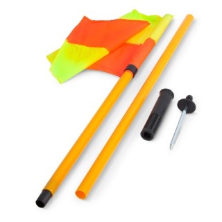 Σημαία Κόρνερ Σπαστό Στύλο με Καρφί ABS