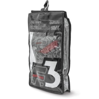 Γάντια Πυγμαχίας Forte 3 Boxing Gloves MMA L - Μαύρο