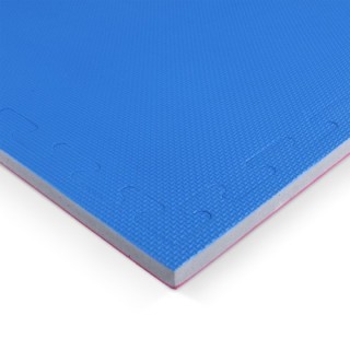 Δάπεδο Προστασίας EVA Πλέξη 100x100cm 2cm Κόκκινο-Γκρι-Μπλε